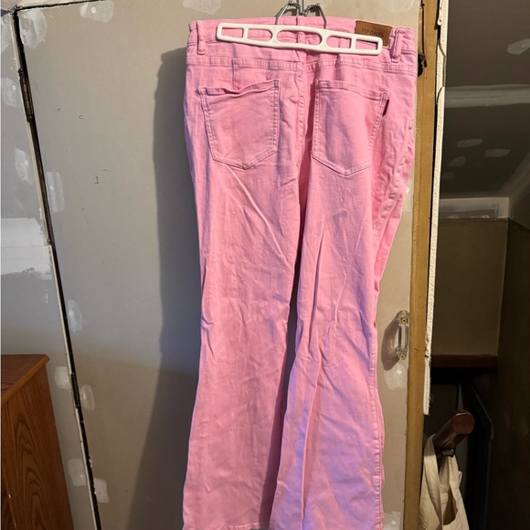 Pink Flared Jeans - Picture 2 of 2
